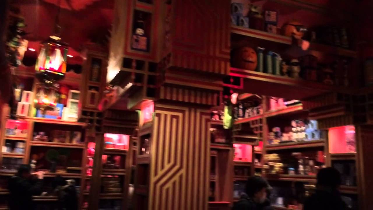 USJハリーポッターのハニーデュークス ゾンコのいたずら専門店