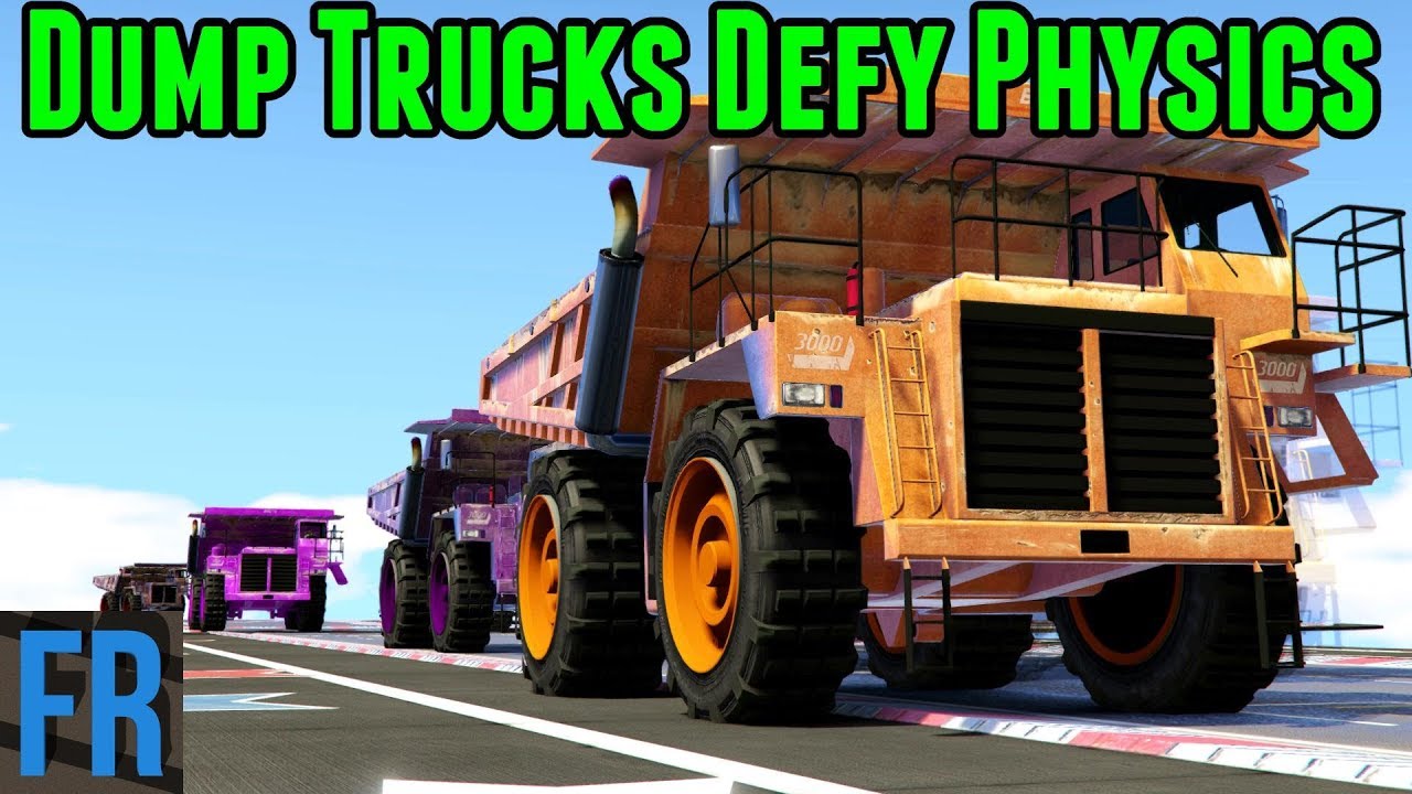 Gta 5 Challenge - Dump Trucks Defy Physics