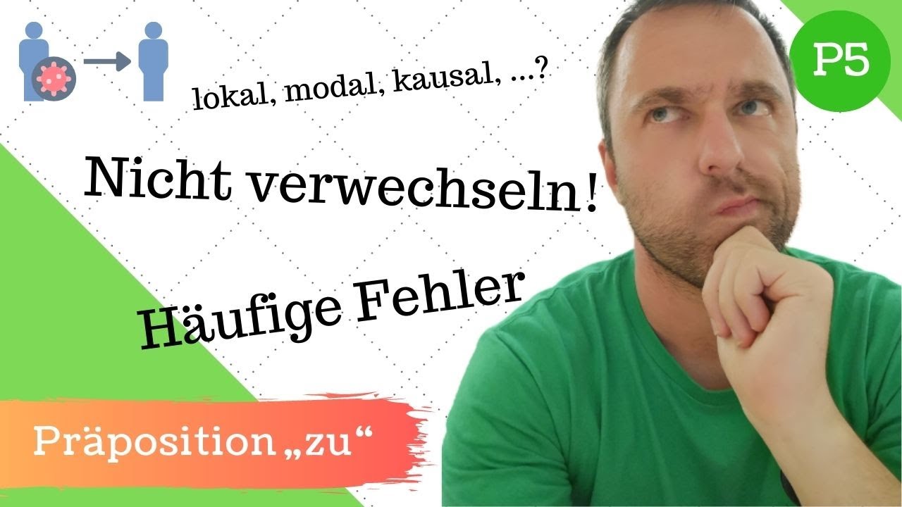 [P5]  Die Präposition „zu“: 5 Bedeutungen & Häufige Fehler