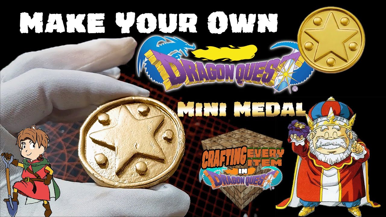 DIY Dragon Quest Mini Medal Tutorial: Making Every Item in DQ Series (Easy EVA Foam Craft)