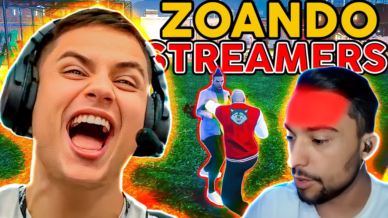 VIREI ADM e ZOEI STREAMERS AO VIVO no GTA RP! (Paulinho o LOKO)