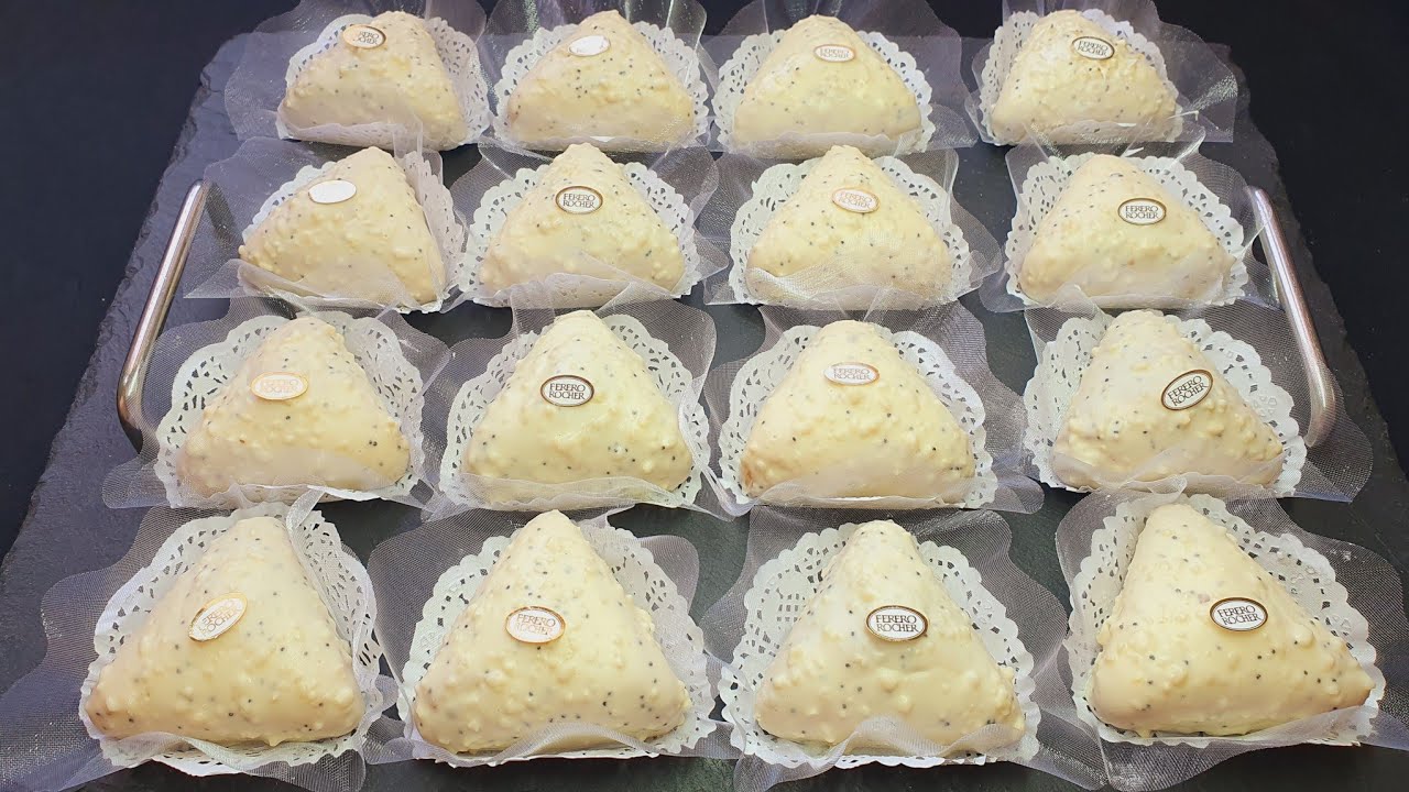 🔴اجروا تجربوها بلخف💥مثلثات الرفاييلو 🥥اللي مقلبة تيك_توك بشكل راقي اقتصادية حضري الذ قاطو للمناسبات🛎
