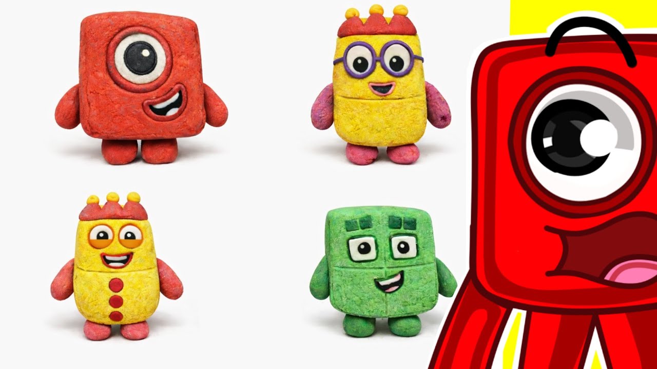 Making Numberblocks with CLAY!!