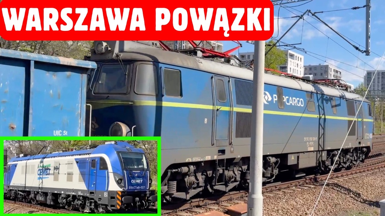 Zaskoczyły mnie pociągi na stacji Warszawa Powązki!