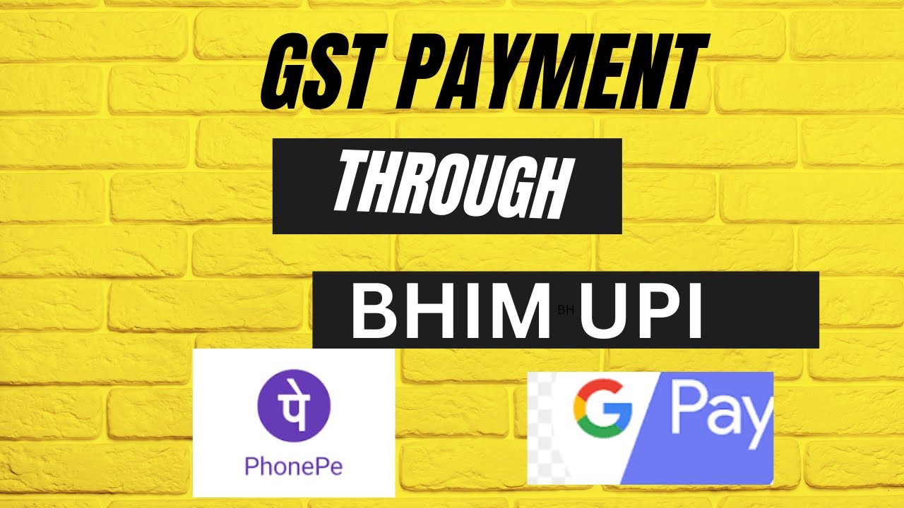 GST PAYMENT THROUGH BHIM UPI | BHIM UPI से GST का पेमेंट कैसे करेl#gst
