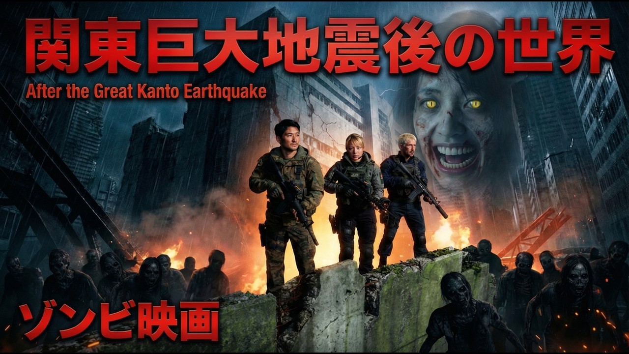 【ゾンビ映画】関東巨大地震後の世界（※観覧注意！）