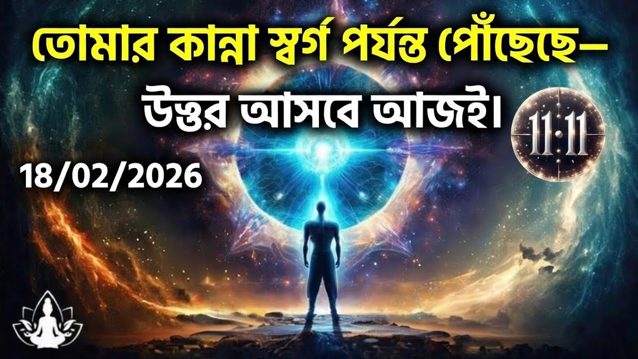 ১৮ ফেব্রুয়ারি মহাবিশ্ব বার্তা।তোমার কান্না স্বর্গ পর্যন্ত পৌঁছেছে—উত্তর আসছে আজই....!#angel