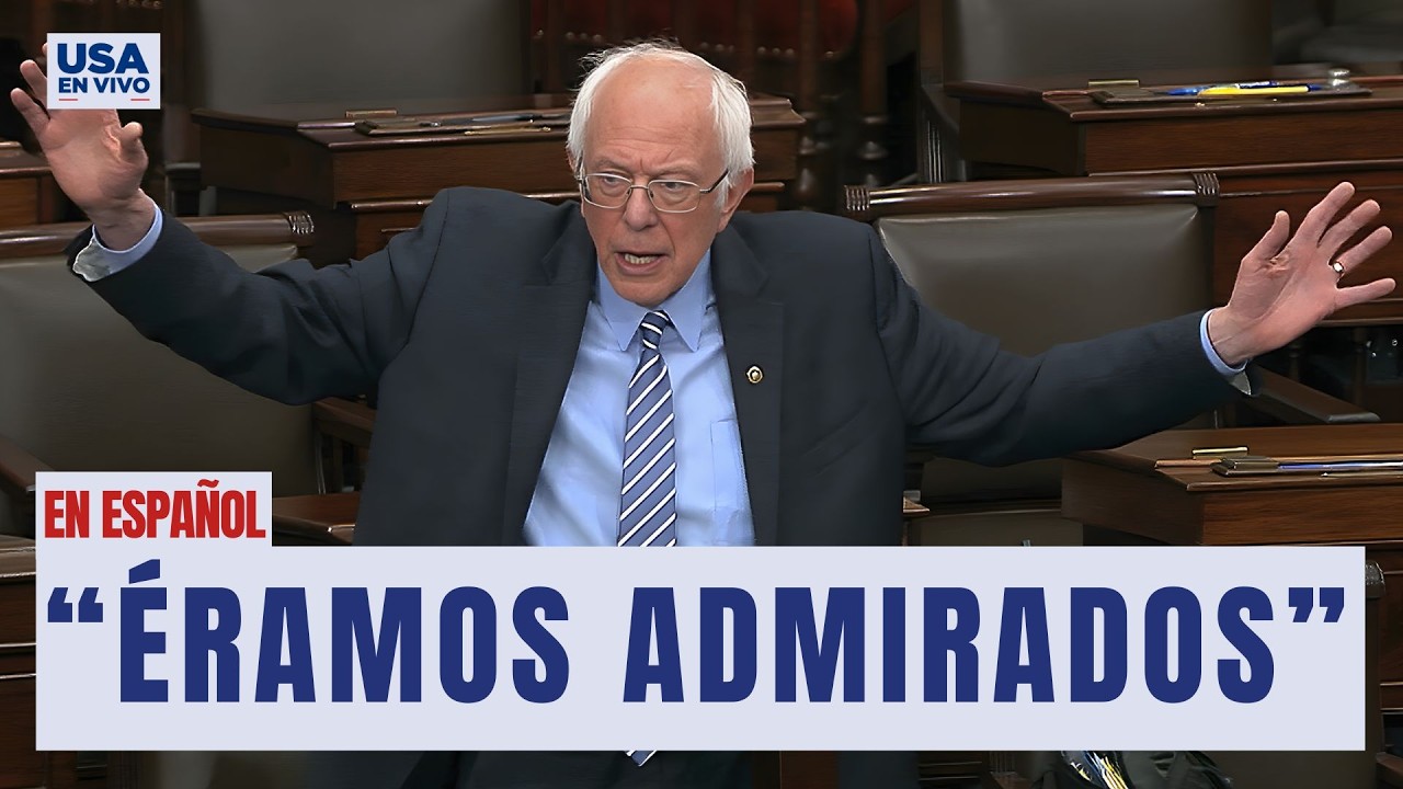 Bernie Sanders en el Senado: un llamado a renovar el sueño americano | USA EN VIVO 🔴