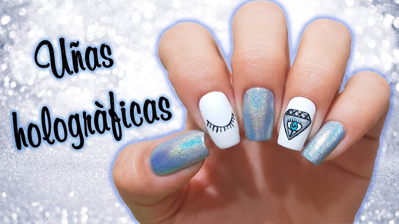 UÑAS HOLOGRÀFICAS Y OJO MÍSTICO 🧿👁‍🗨 (FUNNAILSTATYZ)