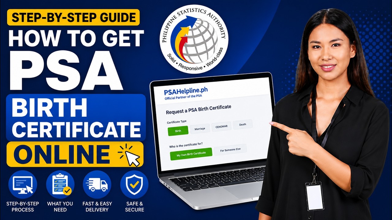 PSA Birth Certificate Online - Step by Step Guide (2026 Update)