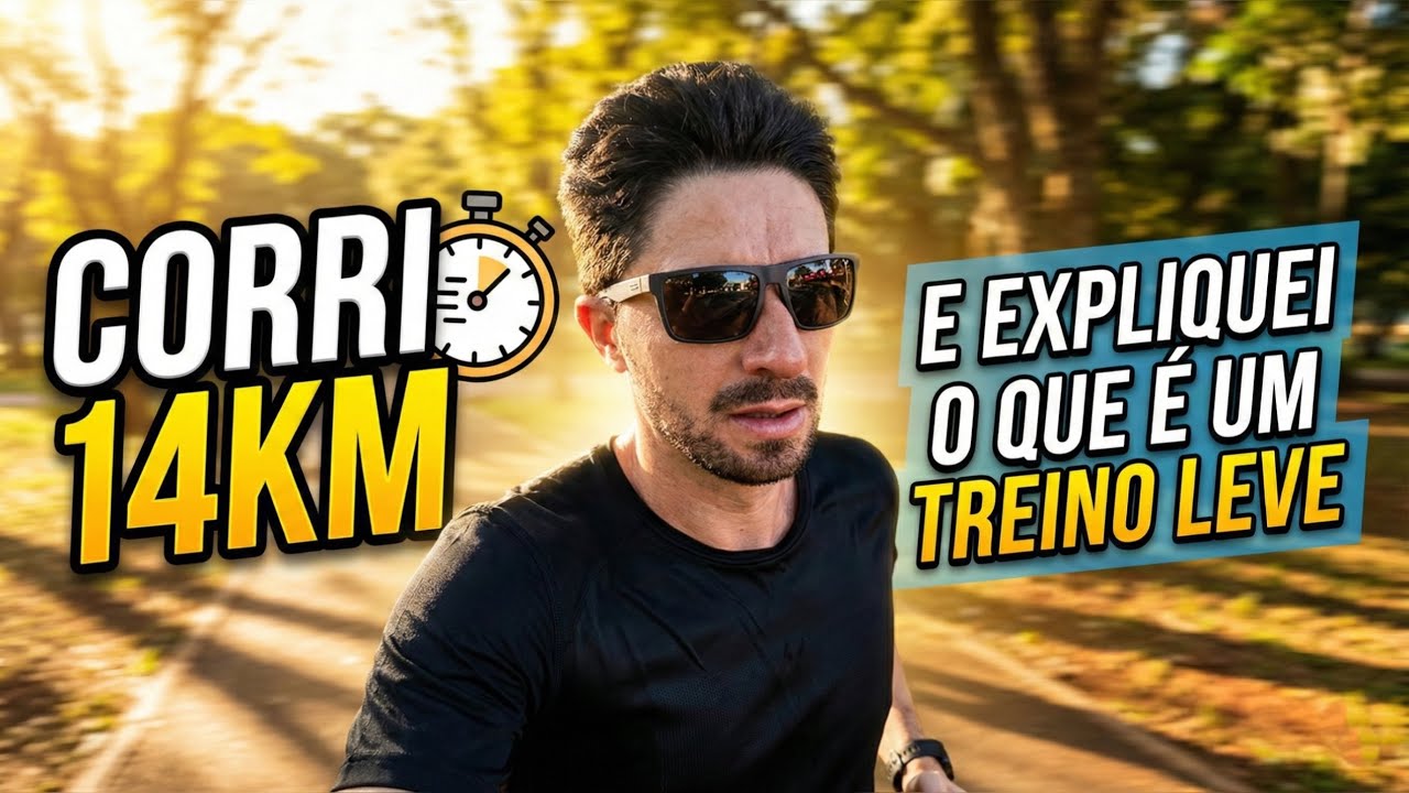 CORRI 14KM LEVE POR PACE E PERCEPÇÃO DE ESFORÇO 