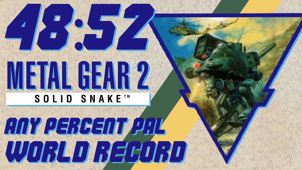 (Former WR) Metal Gear 2: Solid Snake - Any% (PS2 PAL) - 48:52 IGT (no commentary)