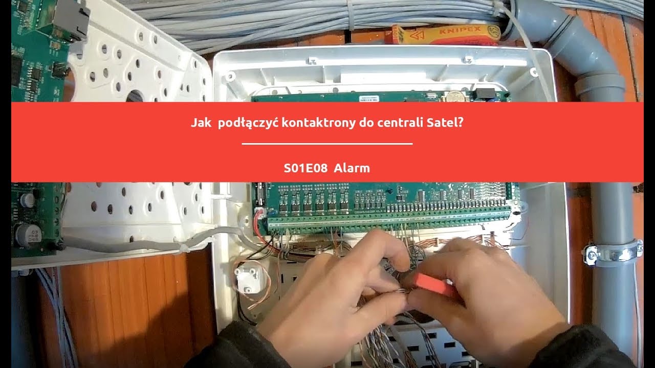 S01E08 |  Jak podłączyć kontaktrony w oknach do centrali alarmowej Satel Integra