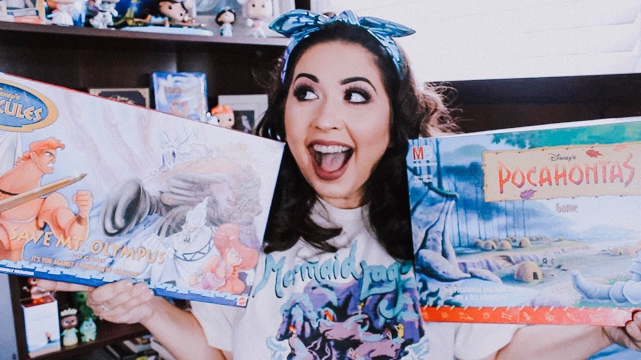 Rare Vintage Disney Board Games | Hercules + Pocahontas
