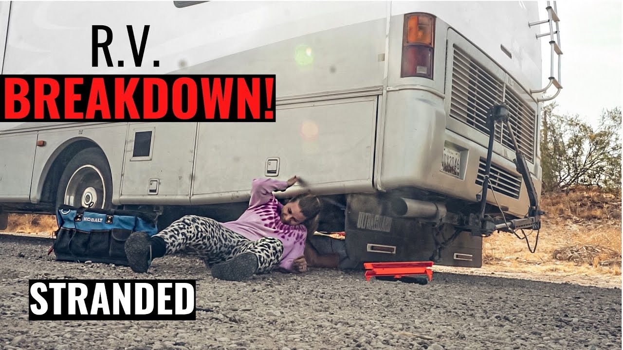 R.V. BREAKDOWN! Day 1 of Cross Country Road Trip.