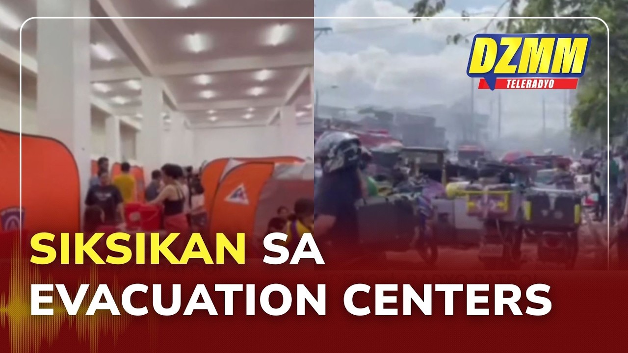 Evacuation centers in Bgy. Pinyahan filled with families displaced by fire | (07 March 2026)