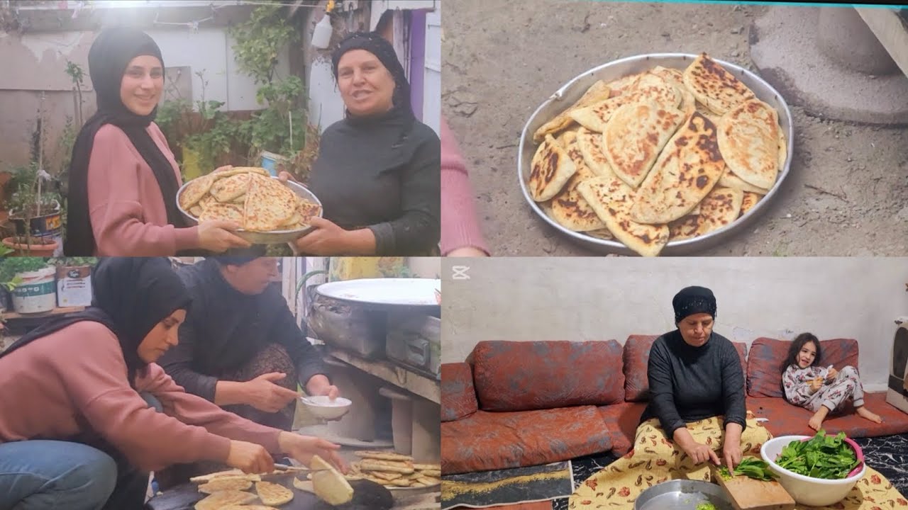 سوينا اليوم اطيب سمبوسه بالسبانخ قشط🥐🫓🍀🌿