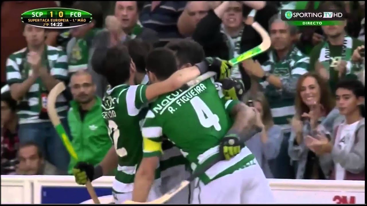 Sporting 2 - 0 Barcelona (Supertaça Europeia Hóquei em Patins)