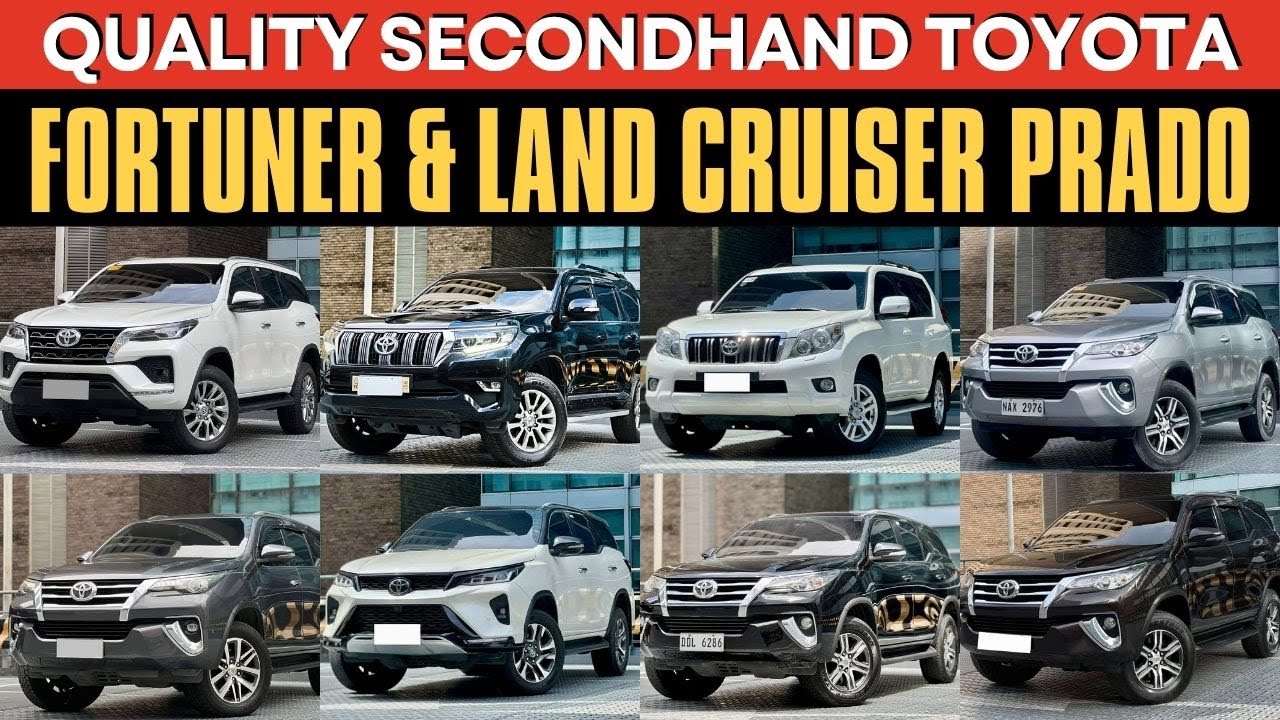 Second Hand Land Cruiser Prado & Toyota Fortuner For Sale!