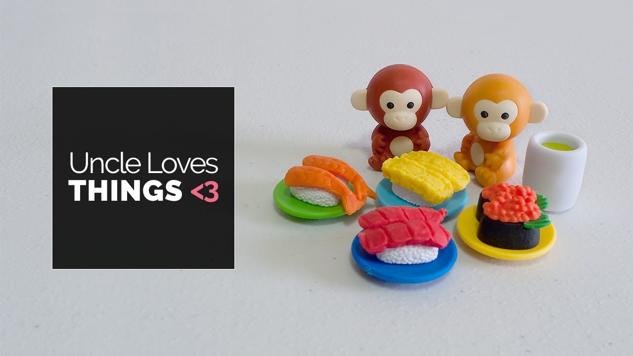 Fancy Erasers from Daiso (Japanese Stationery)