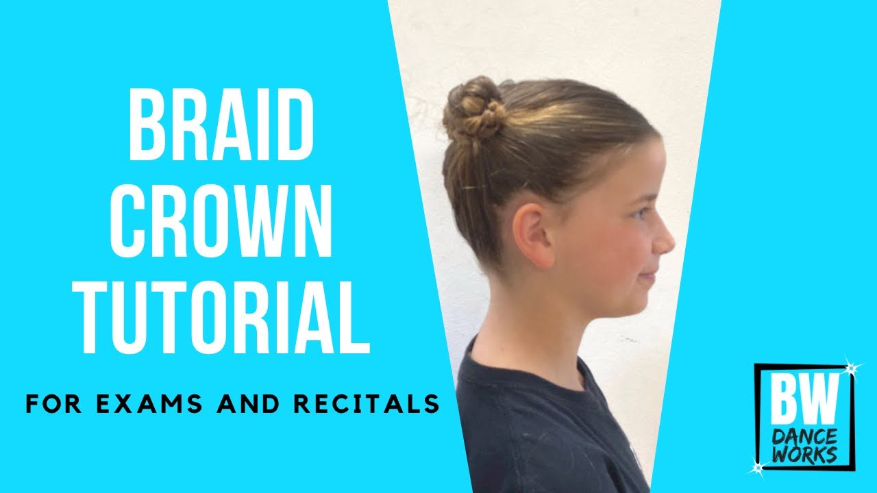 Braid Crown Tutorial for Exams and Recitals
