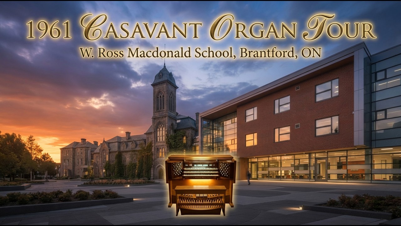 1961 CASAVANT - W. Ross Mcdonald School for the Blind - Brantford Ontario Canada 🇨🇦
