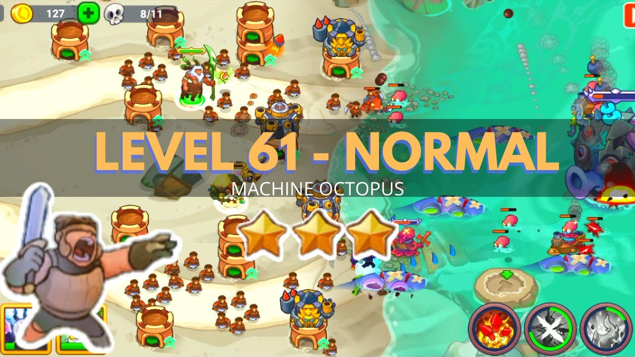 King of Defense 2: Level 61 NORMAL / MACHINE OCTOPUS / GAMEPLAY GUIDE