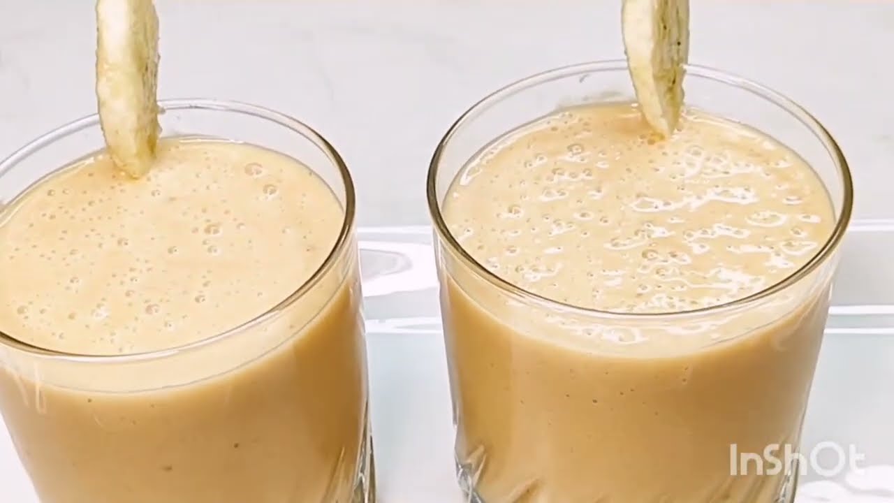 দুই মিনিটে তৈরি করে ফেলুন দই কলার লাচ্ছি /Banana and yogurt Lassi