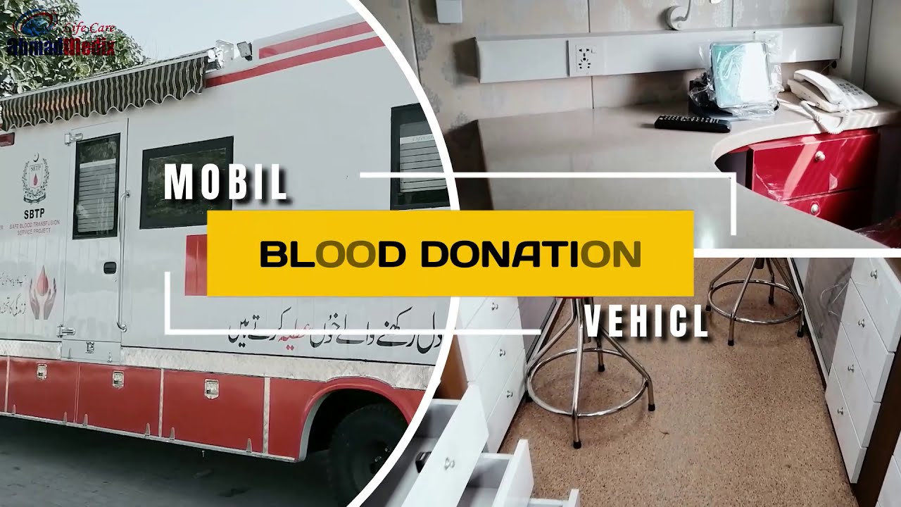 Mobile Blood Donation Vehicle on 25ft Truck Chassis
