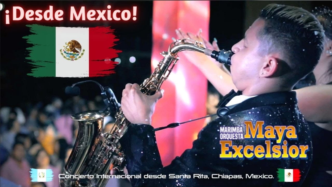Jugo de Piña & El Angel del Sax - Marimba Orquesta Maya Excélsior desde Santa Rita, Chiapas, Mexico