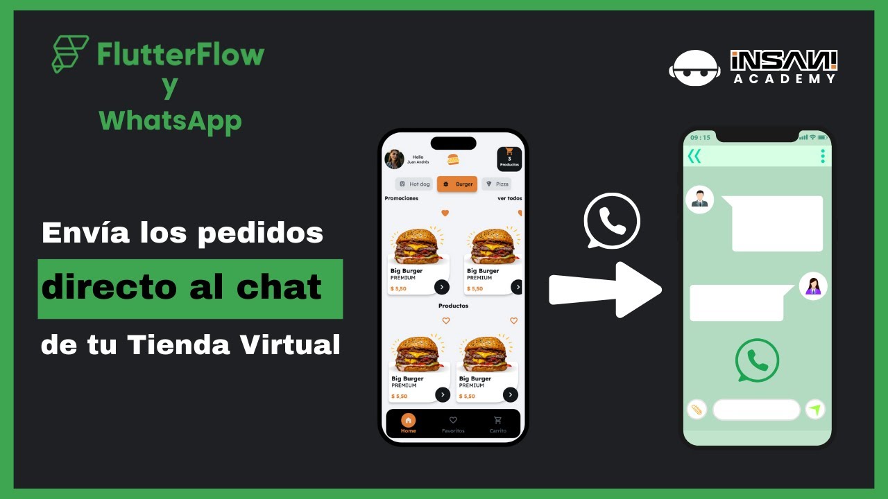 Flutterflow y WhatsApp: Envía Pedidos Directo al Chat desde tu tienda Virtual | Curso FlutterFlow