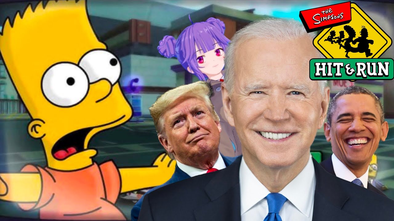 Presidents play The Simpsons Hit & Run Part 2
