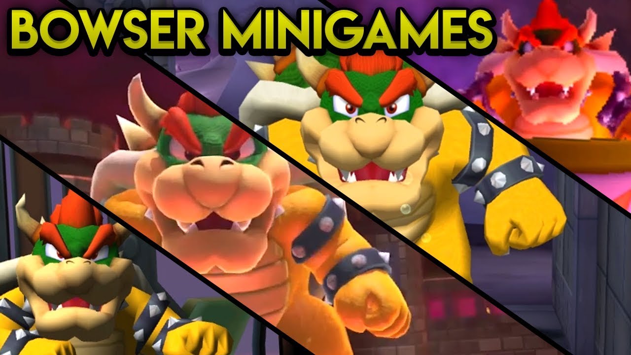 Evolution of Bowser Minigames in Mario Party Games (1998 - 2018)
