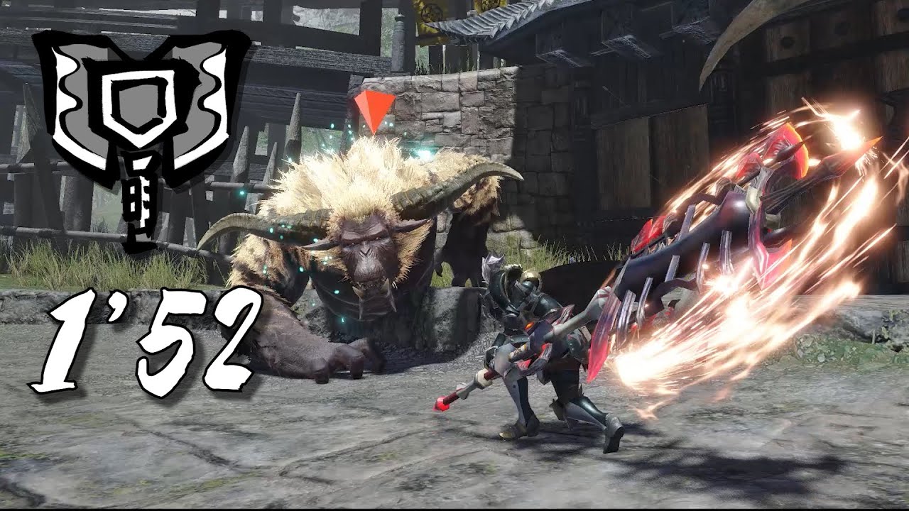 [MHRS] MR Arena 6 - Furious Rajang - Charge Blade [1'52]