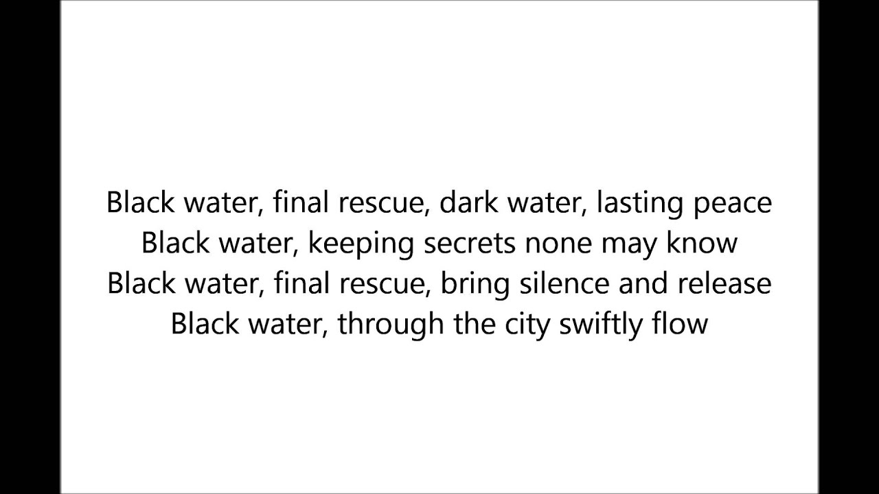 Leslie Fish & Heather Alexander - Black Water