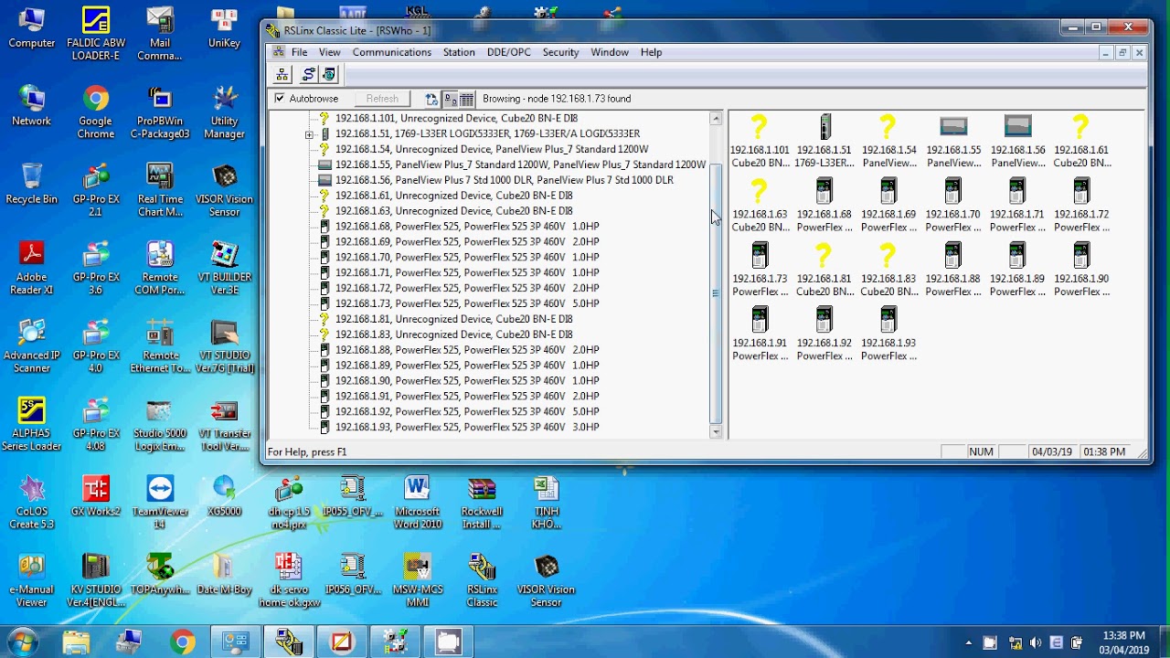 Upload parametter PowerFlex 525 by CCW