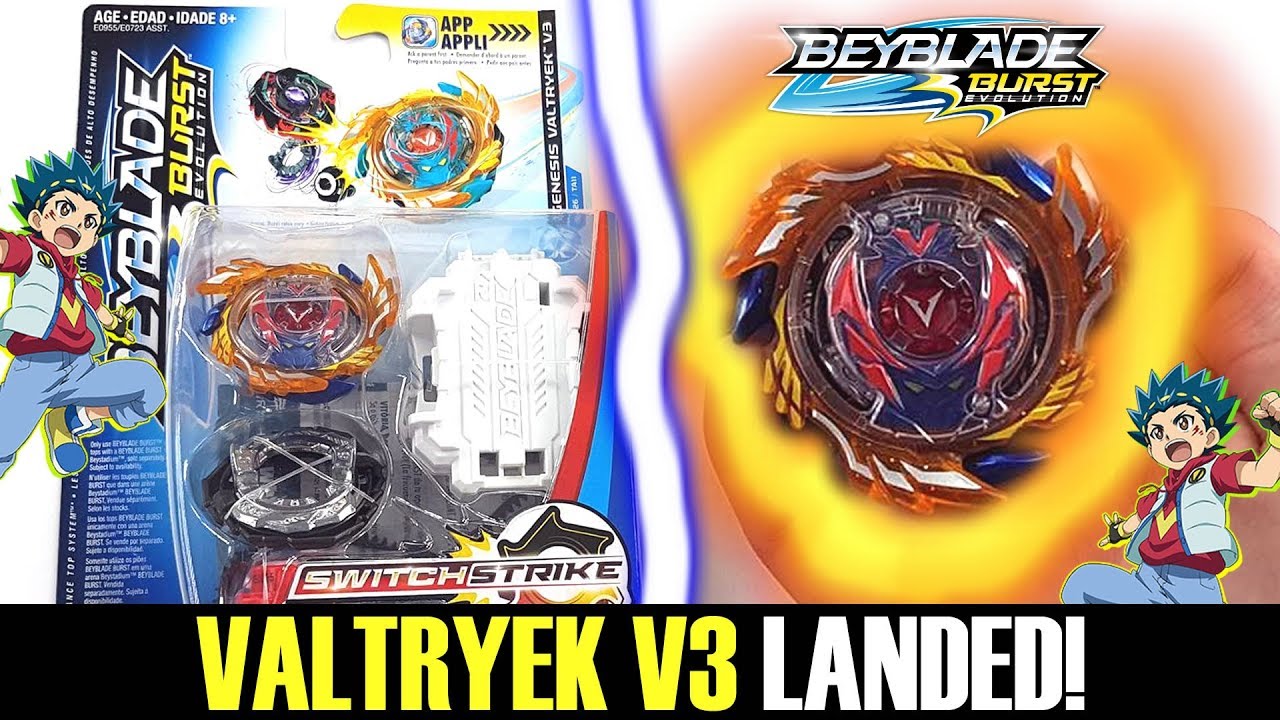 GOD VALTRYEK V3 LANDED! BEYBLADE BURST EVOLUTION SWITCHSTRIKE UNBOXING