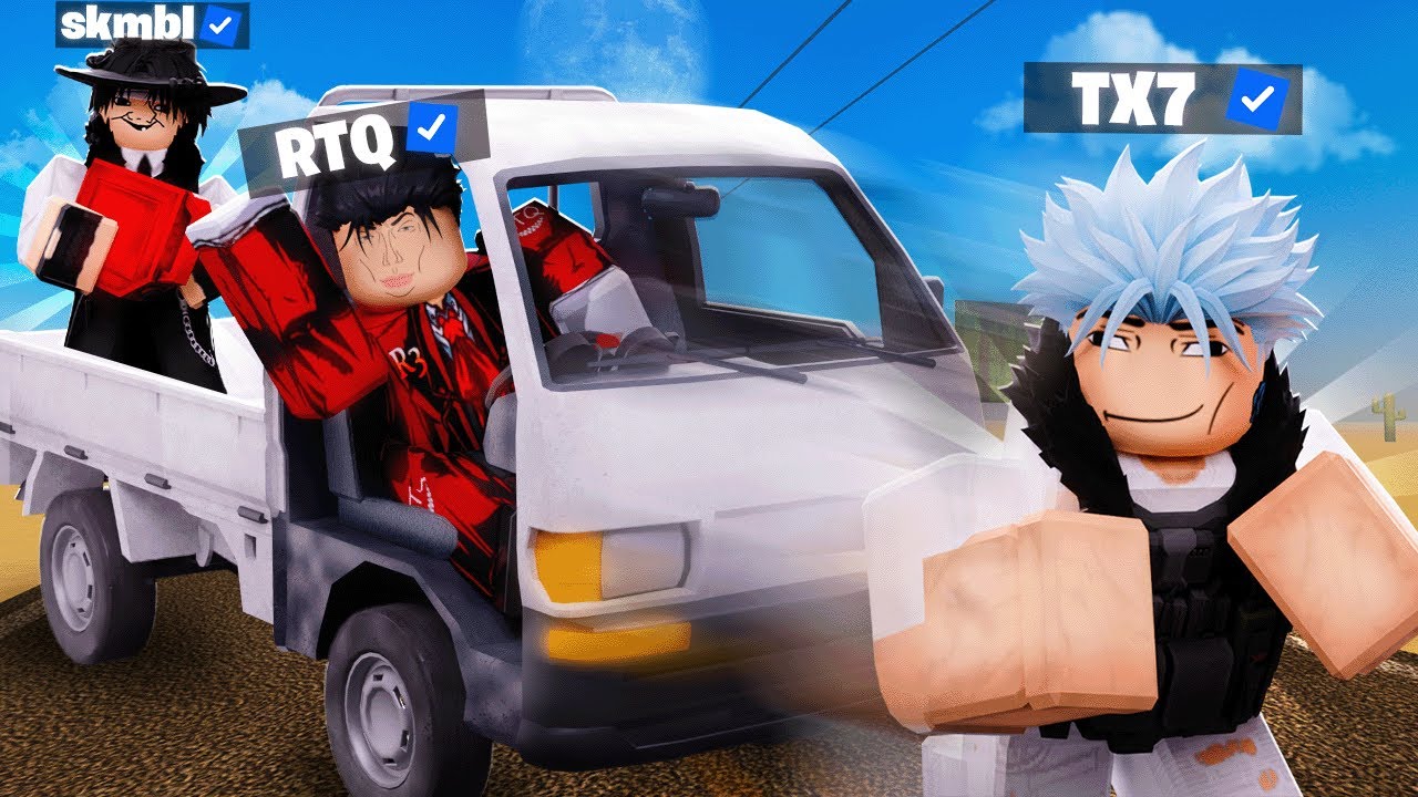 ضعنا بصحراء روبلوكس انا و فريق المنغلة الاسطوري 🔥😂( السفر الطويل ) !! Roblox