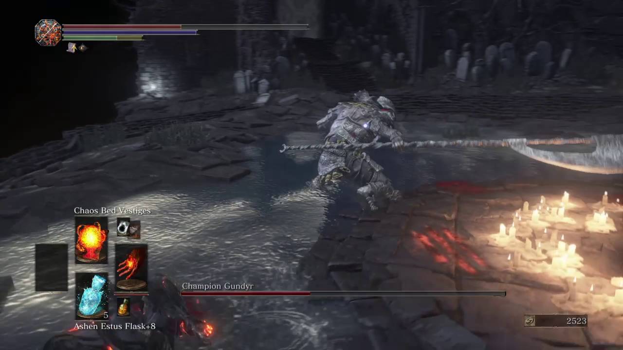 DARK SOULS&trade; III - Quelana vs Champion Gundyr
