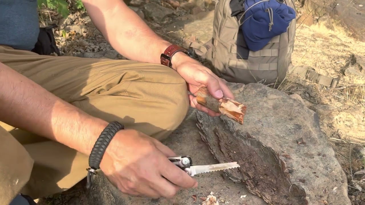 Fuego con tea y con ferrocerio