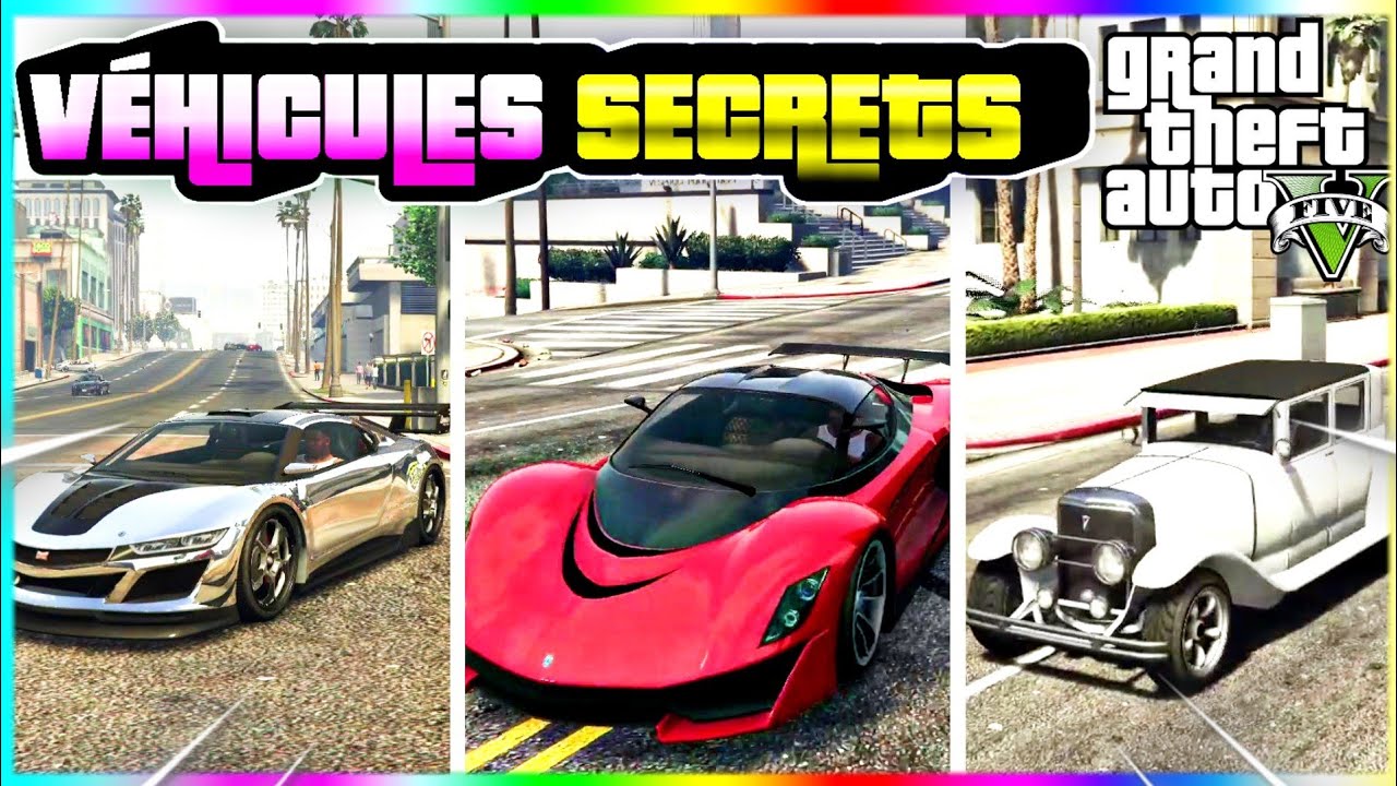 [FR] Emplacement de 9 véhicules secrets cachés/GTA 5 Mode Histoire #1