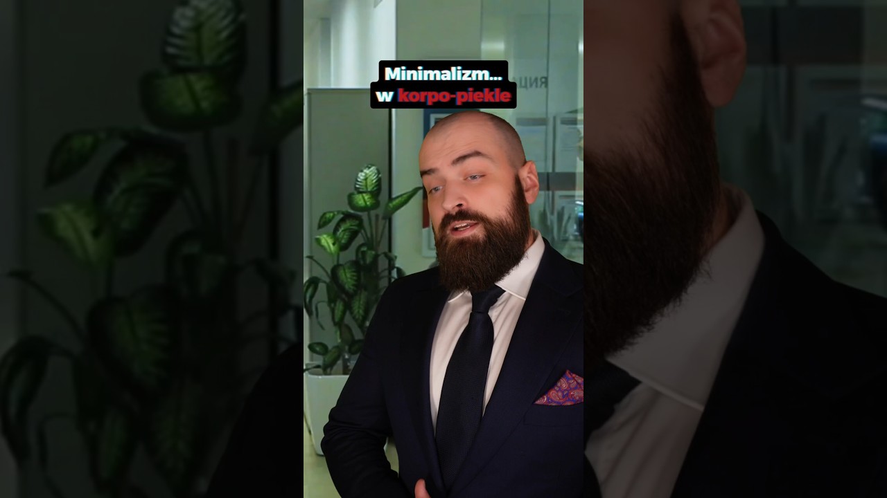 Minimalizm... w korpo-piekle #work #career #satire