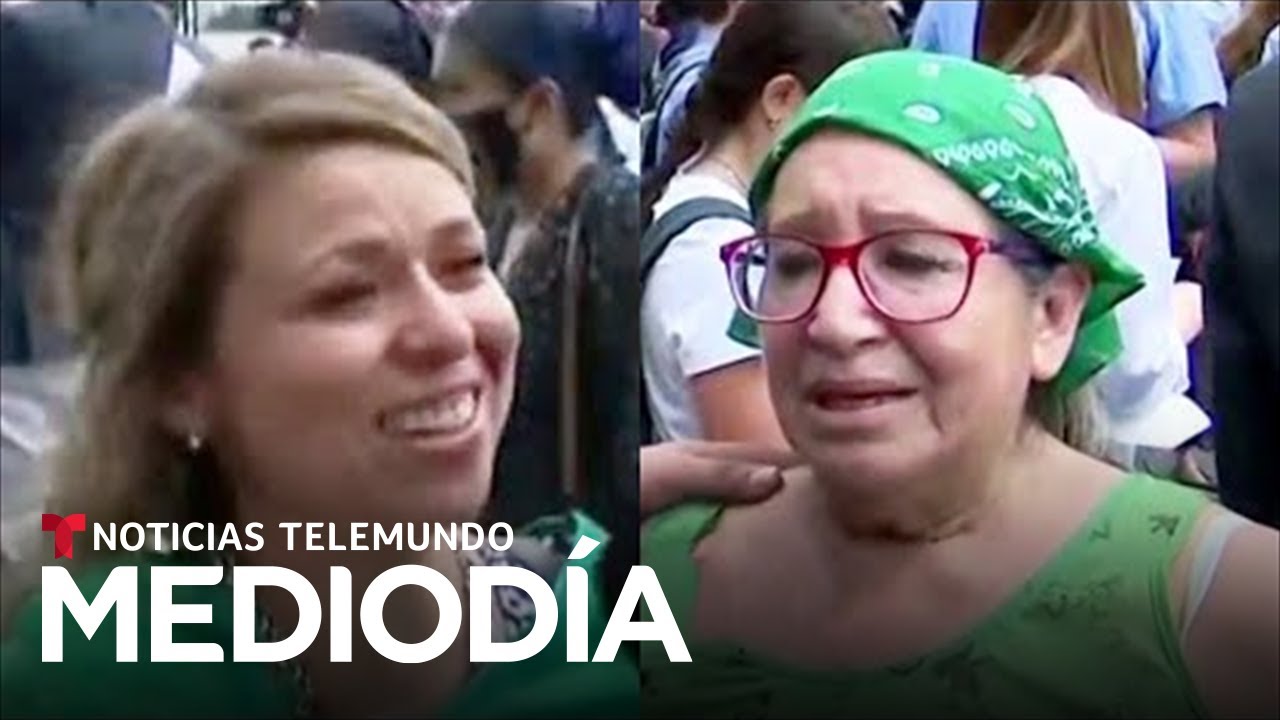 Mujeres reaccionan a favor y en contra del fallo del aborto | Noticias Telemundo