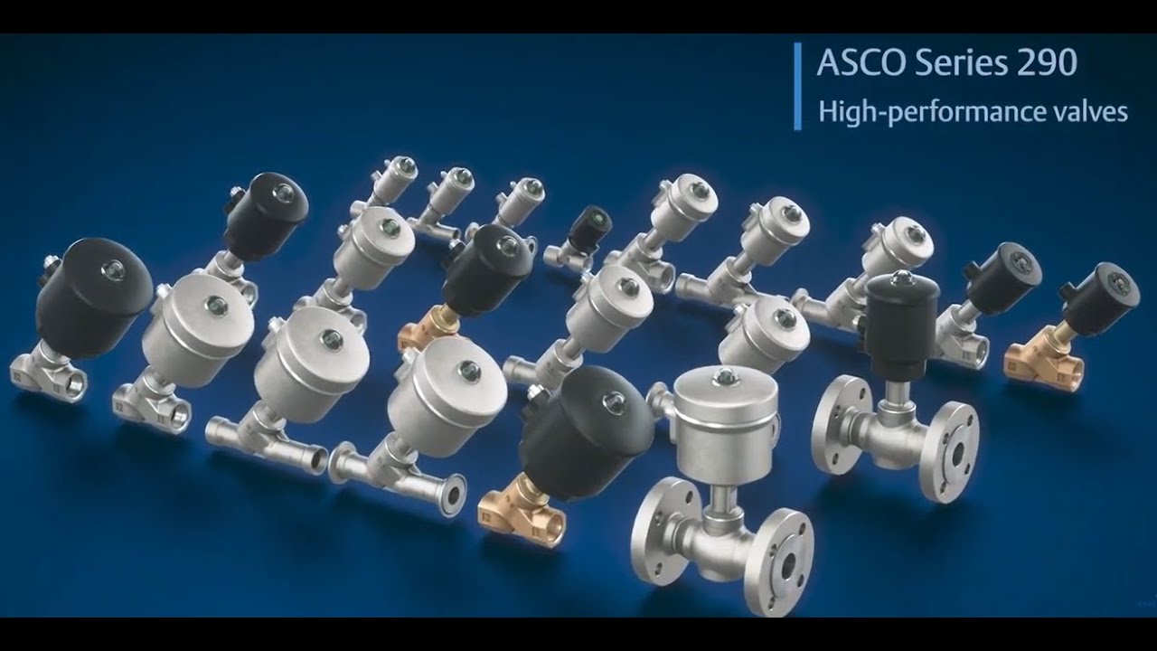 Industrial Automation Emerson - ASCO Series 290 390 High Performance Valves
