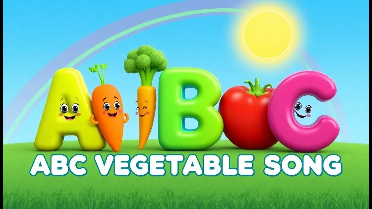 Vegetable ABC song / ABC vegetable song / @laddurabutv Learn Vegetables with A to Z Fun