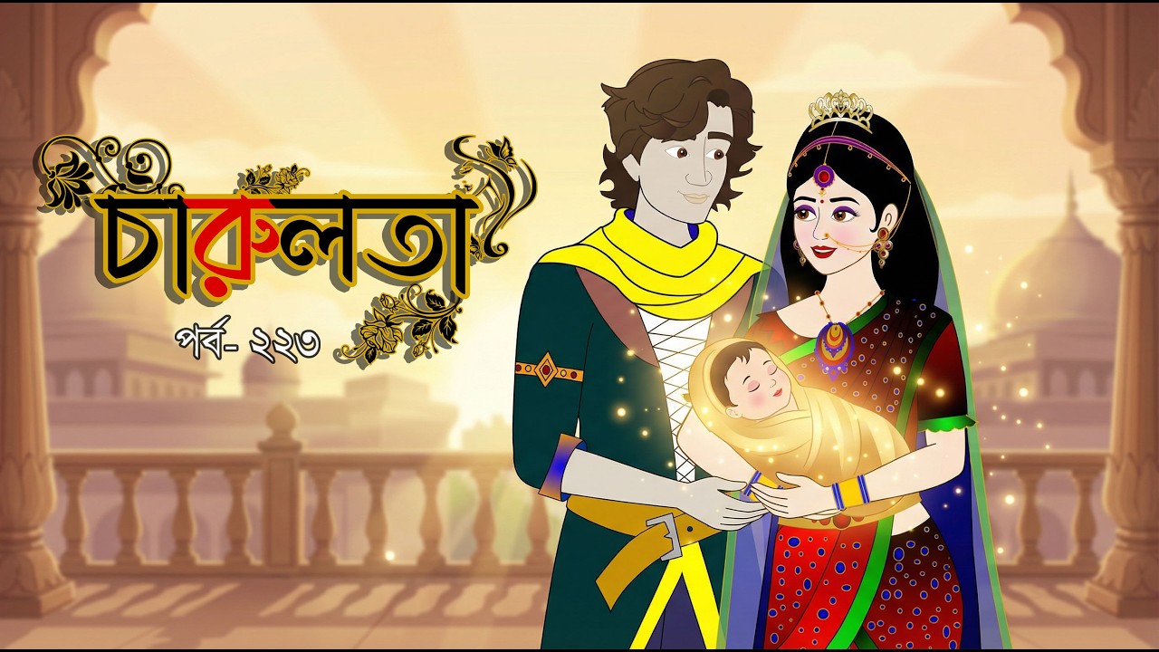 চারুলতা  (পর্ব 223) । Bangla cartoon। Bangla fairytales। Thakumar jhuli। Rupkothar golpo