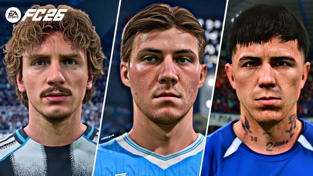 FC 26 LEAKED & NEW PLAYER FACES! | All New Face Scans Preview