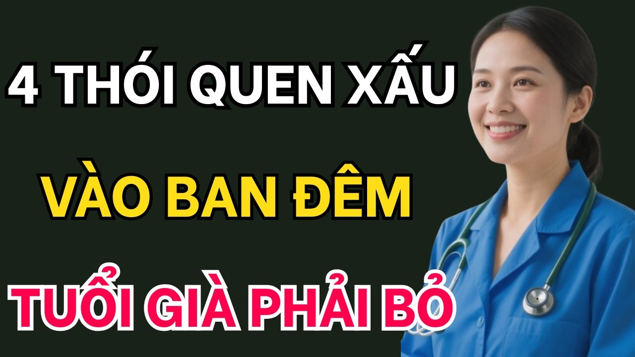 4 Thói Quen Ban Đêm Cực Kỳ Nguy Hiểm Mà Người Cao Tuổi Nên Bỏ Ngay - Nếu Muốn Sống Thọ