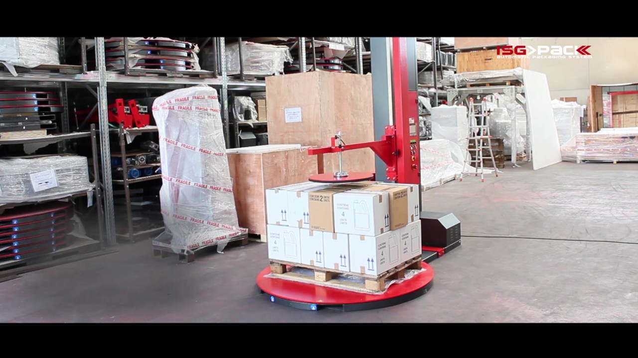 Fasciapallet semiautomatico con pressino stabilizzatore