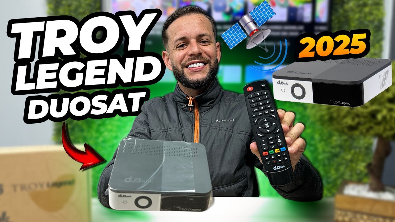 DUOSAT TROY LEGEND ! Agora MELHOR desempenho da categoria via SATELITE #unboxing #duosat